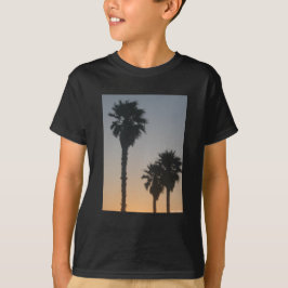 Palmen bei Sonnenuntergang T-Shirt