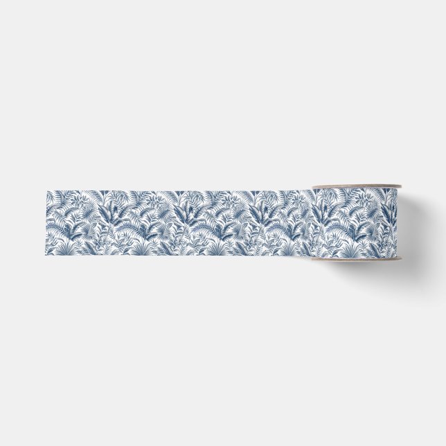 Palmen Botanisch Ripsband (Vorderseite)