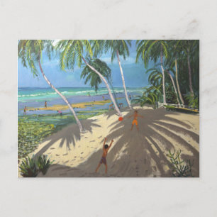 Palmen Clovelly Beach Barbados 2013 Postkarte