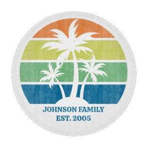 Palmen des Custom Tropical Island House Schneidebrett