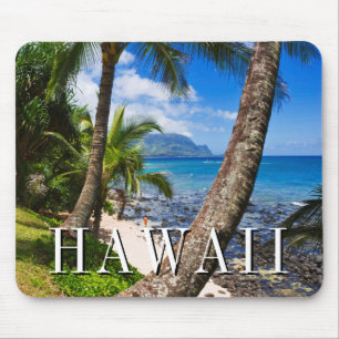 Palmen entlang Hideaways Beach Mousepad