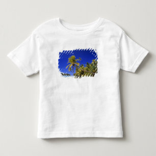 Palmen gesäumter Strand Cook Islands 7 Kleinkind T-shirt
