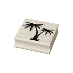 Palmen Gummistempel