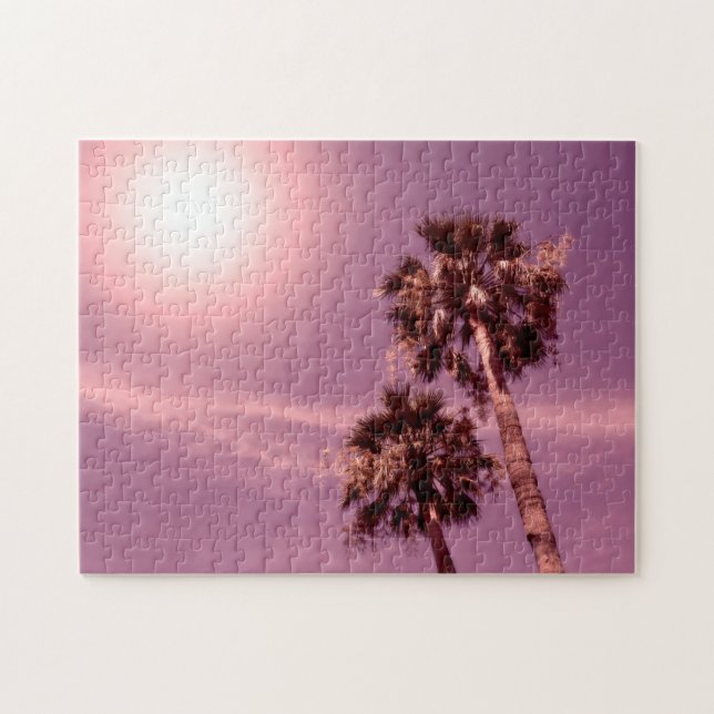 Palmen im Sonnenlicht Puzzle (Horizontal)