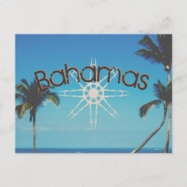 Palmen in der Nähe des Ozeans Postkarte