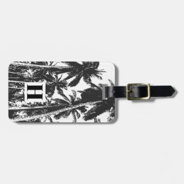 Palmen in einem posterisierten Design Gepäckanhänger
