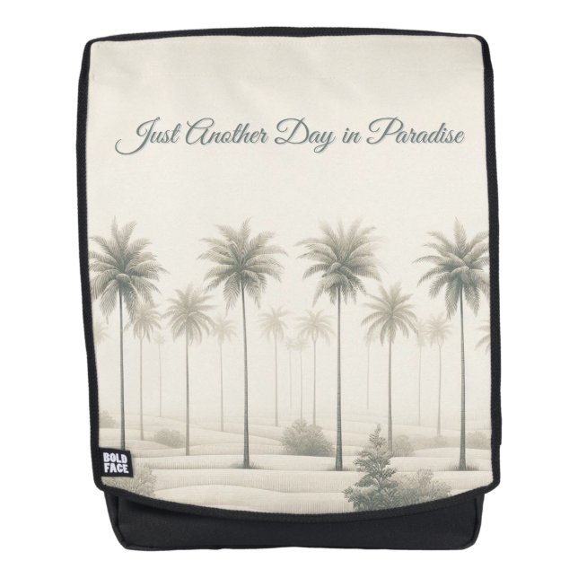 Palmen in Miami Rucksack (Vorderseite)