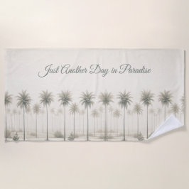 Palmen in Miami Strandtuch