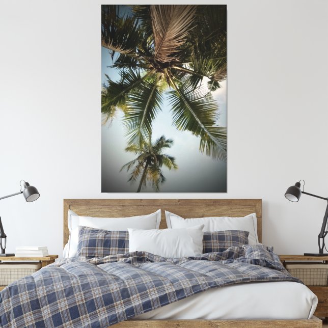 Palmen Leinwanddruck (Insitu (Schlafzimmer))