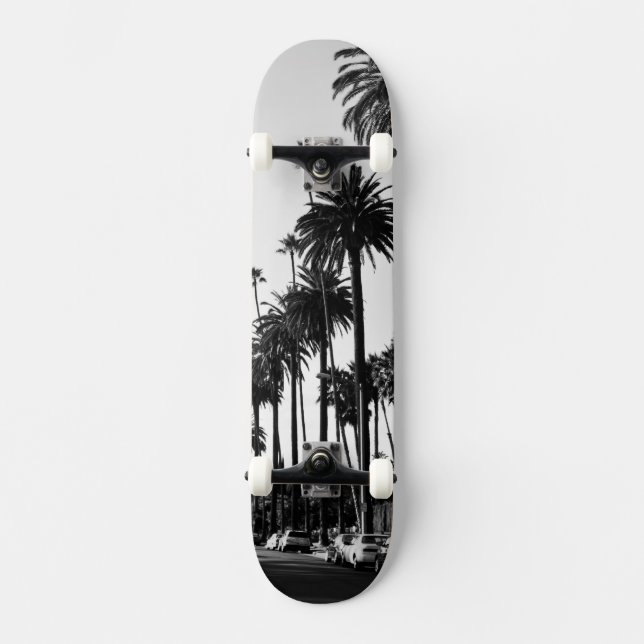 Palmen Los Angeless Beverly Hills Skateboard (Vorderseite)