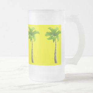 Palmen Mattiert 16 oz Mattierte Glass-Tasse Mattglas Bierglas