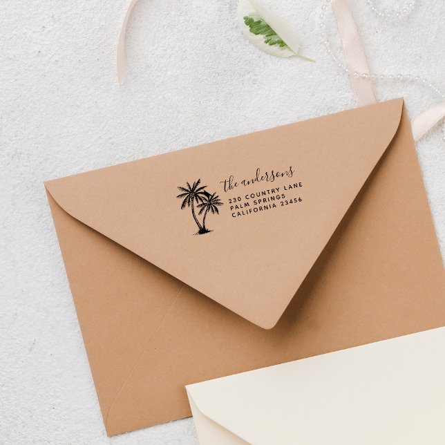 Palmen | Name und Rücksendeadresse der Skriptfamil Permastempel (Von Creator hochgeladen)