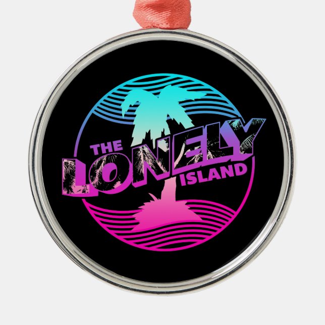 Palmen Ornament Aus Metall (Vorne)