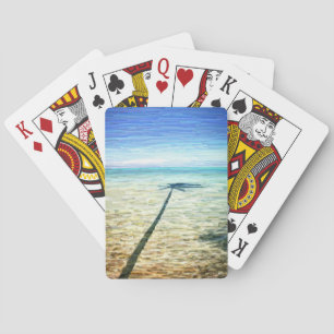 "Palmen-Schatten-" Spielkarten