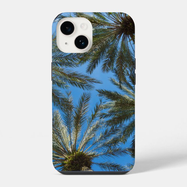 Palmen Schirm iPhone Hülle (Rückseite)
