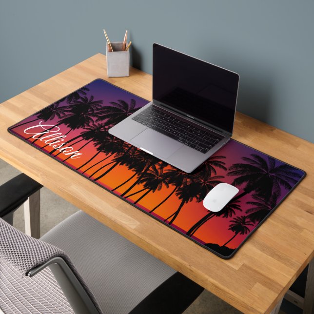 Palmen Schreibtischunterlage (Büro 2)