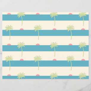 Palmen Scrapbooking Papier