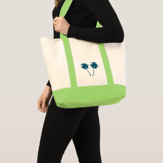 Palmen-Silhouette Impulse-Tasche Tragetasche