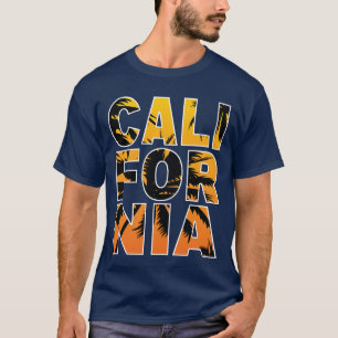 Palmen-T - Shirt der Marine in Kalifornien