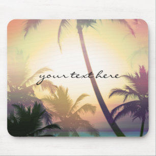 Palmen Tropische Hitze Strand Sommer Mauspad