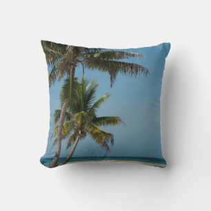 Palmen und weißer Sandstrand Kissen