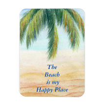 Palmenbaum an einem sonnigen Tag am Strand