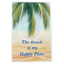 Palmenbaum an einem sonnigen Tag am Strand