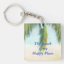 Palmenbaum an einem sonnigen Tag am Strand