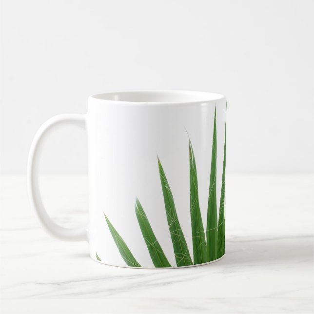 Palmenbaum-Blätter Kaffeetasse (Links)