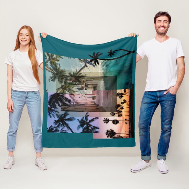 Palmenbaum entworfen fleecedecke (Beispiel)