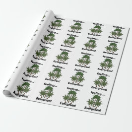 Palmenbaum Gefühl Immergrün Tropischer Geburtstag Geschenkpapier