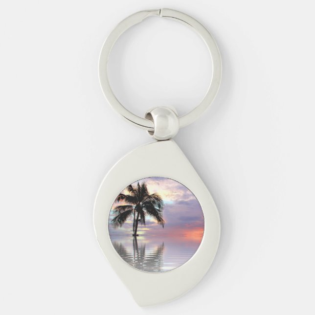 Palmenbaum im Schlüsselanhänger Bay (Vorderseite)