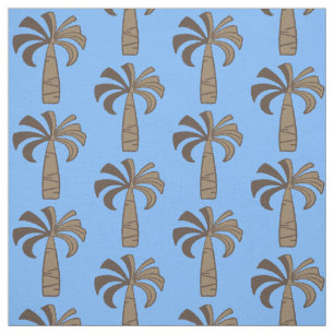 Palmenbaum Vintage Hawaiian Tropisches Outdoor-Des Stoff