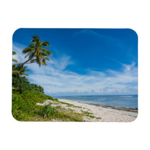 Palmenbestandene Kolovai-Strand Magnet