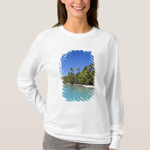 Palmenbestandene Strand Cook Islands 2 T-Shirt