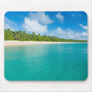 Palmenbestandene Strand, Tonga Mousepad