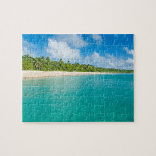 Palmenbestandene Strand, Tonga Puzzle