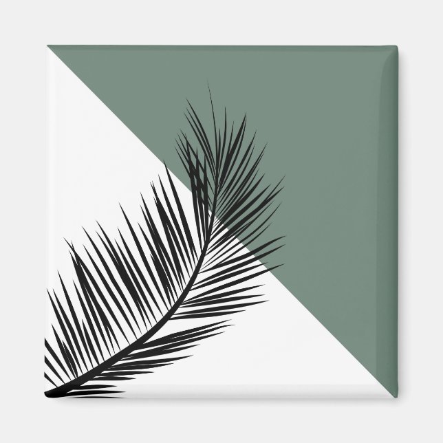 Palmenblatt Magnet (Vorne)