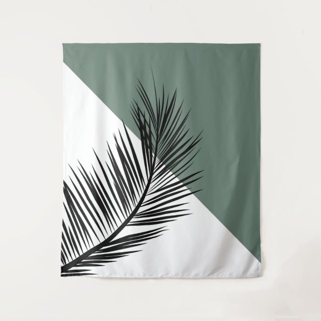 Palmenblatt Wandteppich (Vorderseite)