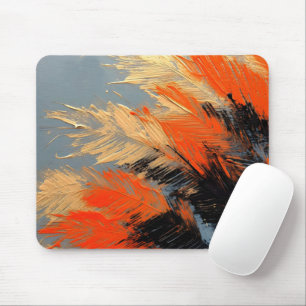 Palmenblätter – Abstrakte tropische Bewegung Mousepad