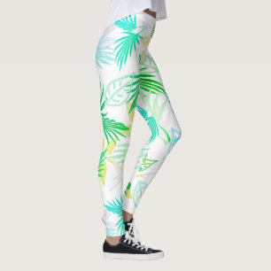 Palmenblätter Tropical Muster Leggings