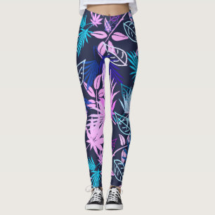 Palmenblätter Tropical Pattern Leggings