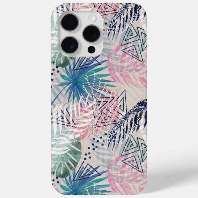 Palmenblätter, tropisch, Botanisch, Blätter, Dschu Case-Mate iPhone Hülle (Rückseite)