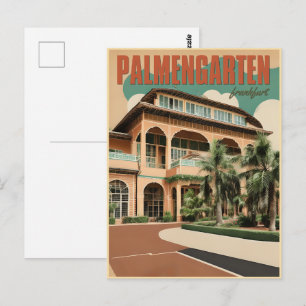 Palmengarten Botanischer Garten Frankfurt Postkarte