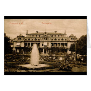 Palmengarten, Frankfurt, Deutschland Vintag