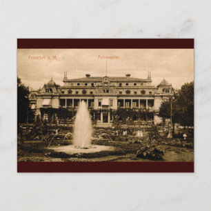 Palmengarten, Frankfurt, Deutschland Vintage Postkarte