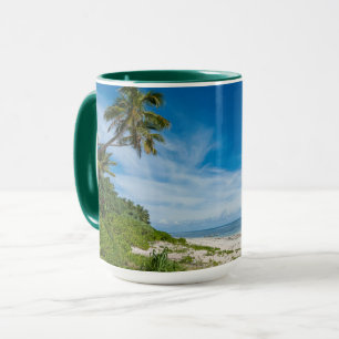 Palmengesäumter Kolovai-Strand Tasse