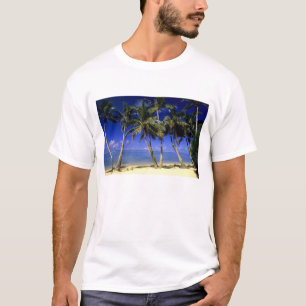 Palmengesäumter Strand Cook Inseln 4 T-Shirt