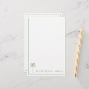 Palmenhain Personalisiert Briefpapier
