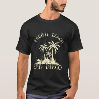 Palmeninsel Pazifikstrand San Diego T-Shirt